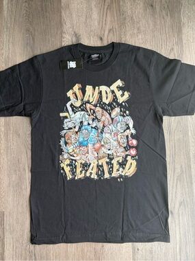 Undefeated Pileup Black Graphic Tee Sz.M